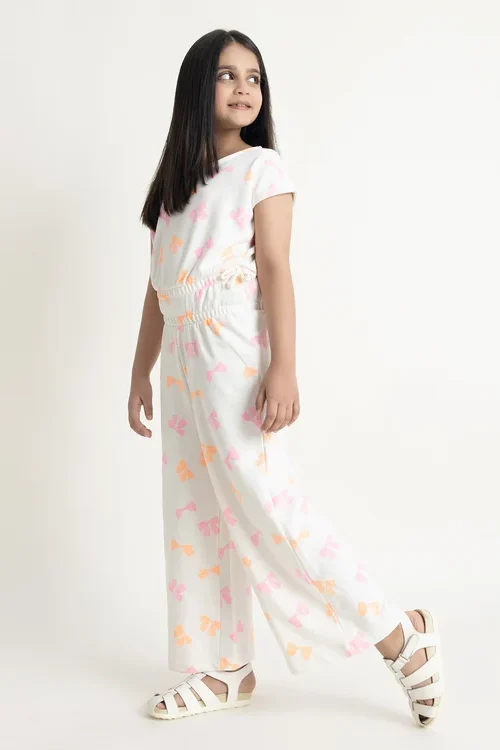 Printed Terry Jumpsuit