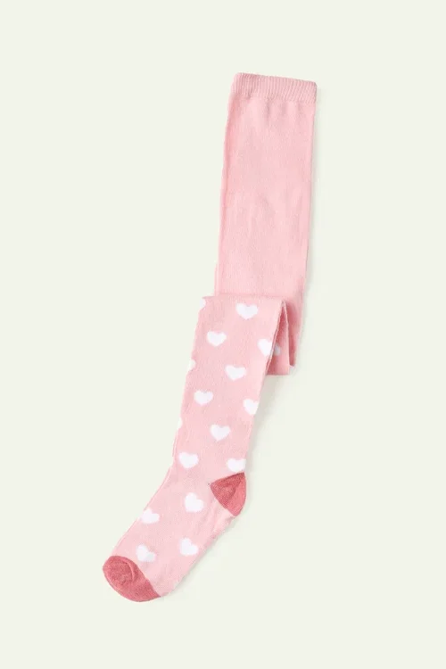 Pink Heart Leggings