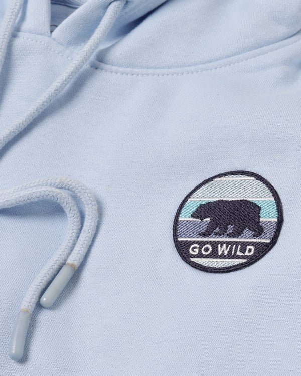 Sky-Blue Oversized Hoodie - Image 2