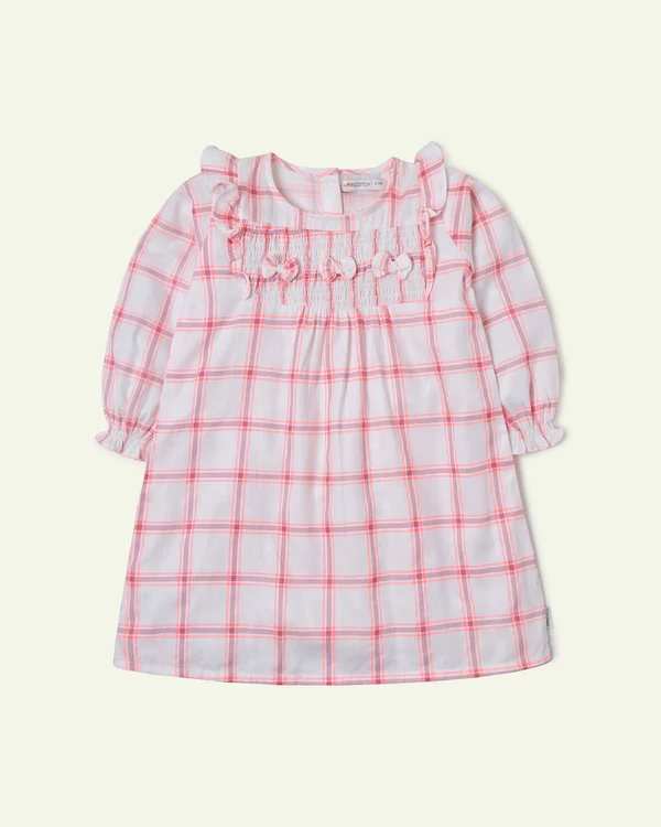 Checkered Smoking Dress