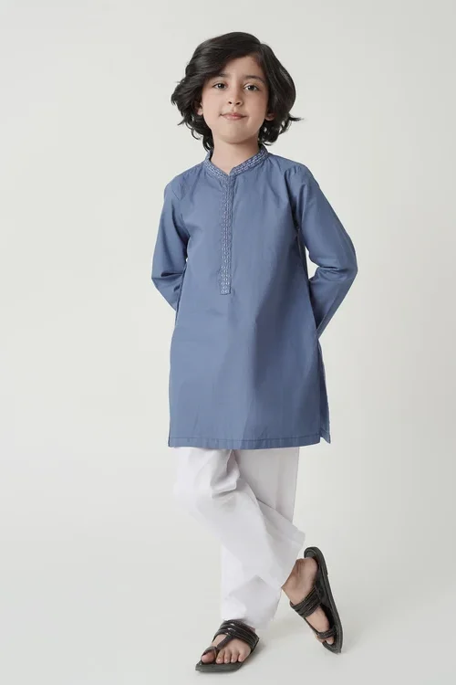 Moonlight Blue Kurta