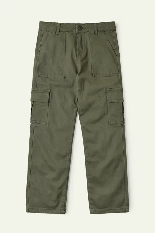 Olive Cargo Trousers